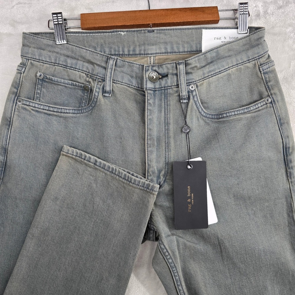 Rag & Bone Stanmore‎ Fit 2 Authentic Stretch Mens Jeans 31x32 Grey NEW